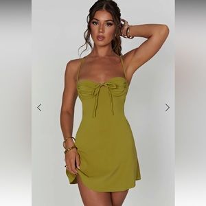 Babyboo Fashion Renee Green Mini Dress